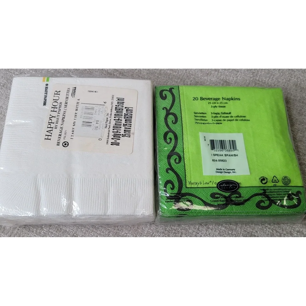 Taco Dish‎ Towels & Margarita Napkins Set Funny Kitchen Decor Party Lot - NEW